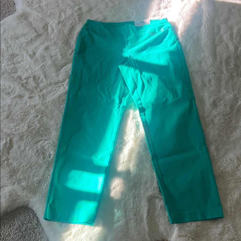 NWT, INC  Aqua Straight Leg Pants.
The top that goes with them is also posted